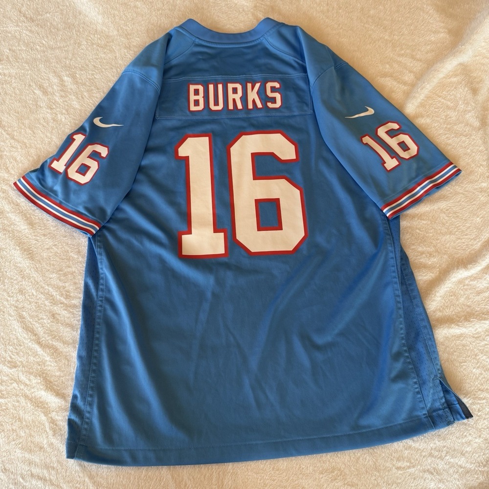 Tennessee Titans #16 Treylon Burks Throwback NFL Jersey‎ Nike On Field Large